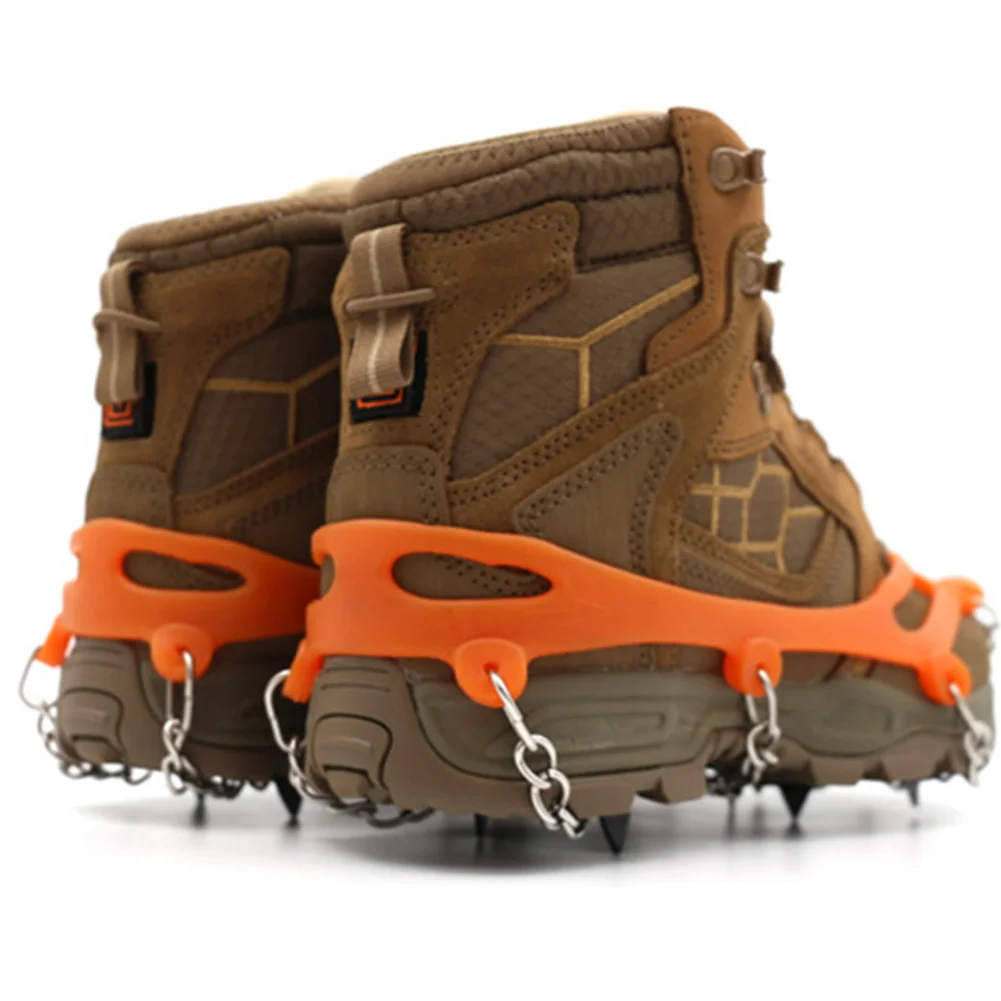 Outdoor Cleats Non Slip Shoe Cover Hiking Spikes Climbing Winter Manganese Steel Snow Ice Gripper Crampons
Outdoor Cleats Non Slip Shoe Cover Hiking Spikes Climbing Winter Manganese Steel Snow Ice Gripper Crampons