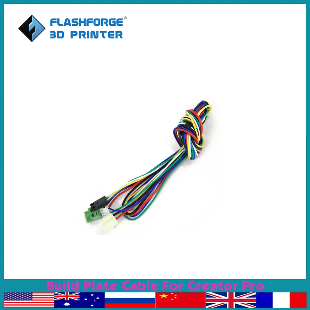 Flashforge 3d Printer Accessories Build Plate Heating Cable For Creator Pro Heated Cable 3d Printer Parts
Flashforge 3d Printer Accessories Build Plate Heating Cable For Creator Pro Heated Cable 3d Printer Parts