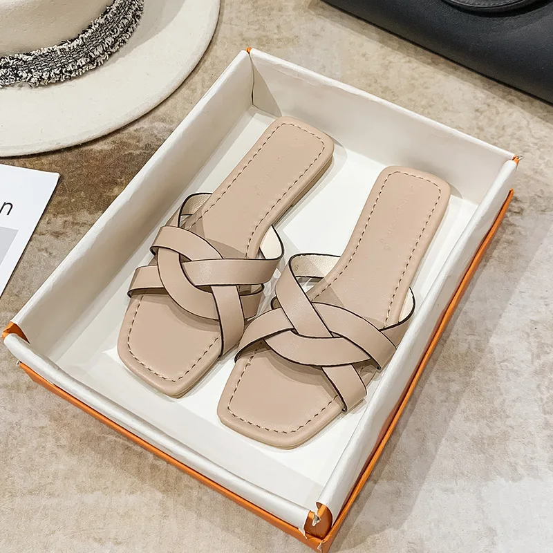 2021 new summer fashion lazy tow women's outer wear fashion shoes tow net infrared out flat sandals women shoes slippers
2021 new summer fashion lazy tow women's outer wear fashion shoes tow net infrared out flat sandals women shoes slippers