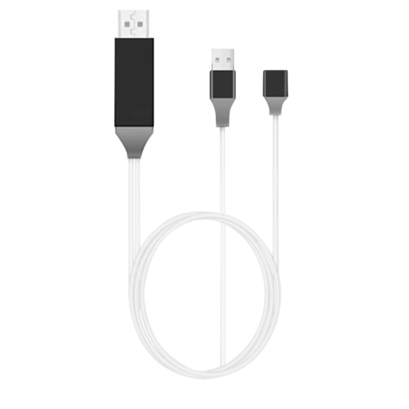 Для Apple Android Тип USB-C мобильный телефон для HDMI проекционная линия двойного использования USB мама с линией экрана-белый
Для Apple Android Тип USB-C мобильный телефон для HDMI проекционная линия двойного использования USB мама с линией экрана-белый