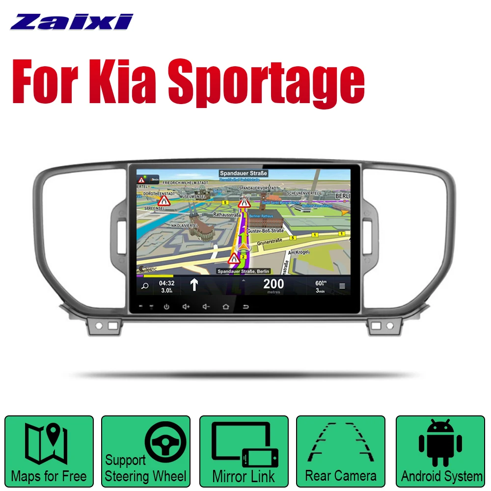 ZaiXi Auto Radio 2 Din Android Car Player For Kia Sportage KX5 2015~2019 GPS Navigation BT Wifi Map Multimedia system Stereo
ZaiXi Auto Radio 2 Din Android Car Player For Kia Sportage KX5 2015~2019 GPS Navigation BT Wifi Map Multimedia system Stereo