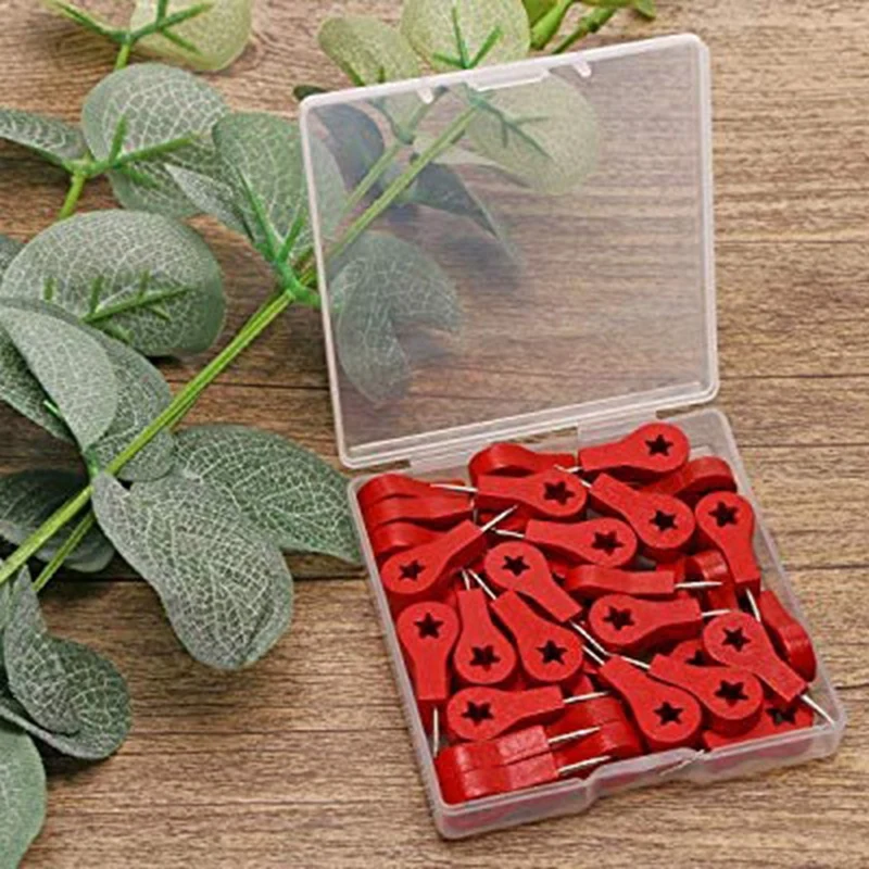 40 Pcs Wood Push Pins Decorative Map Thumb Tacks for Travel Hanging Art Picture Photo Tapestry Painting Bulletin
40 Pcs Wood Push Pins Decorative Map Thumb Tacks for Travel Hanging Art Picture Photo Tapestry Painting Bulletin