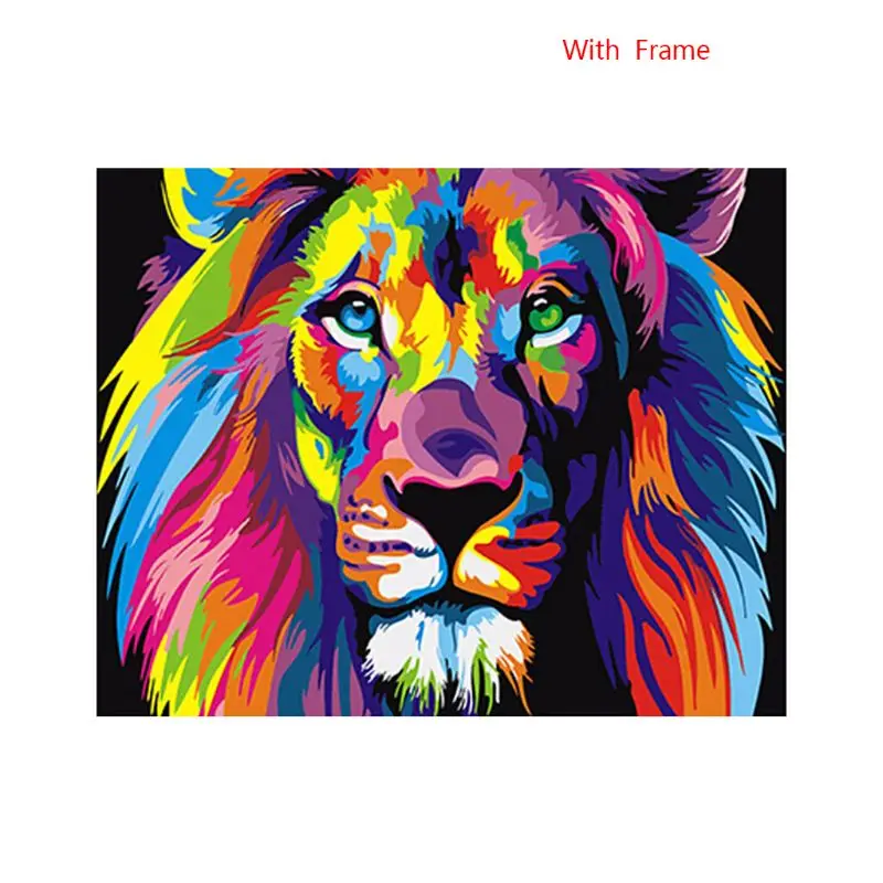 Colorful Lion DIY Digital Oil Painting By Numbers Canvas Wall Picture Home Decor
Colorful Lion DIY Digital Oil Painting By Numbers Canvas Wall Picture Home Decor