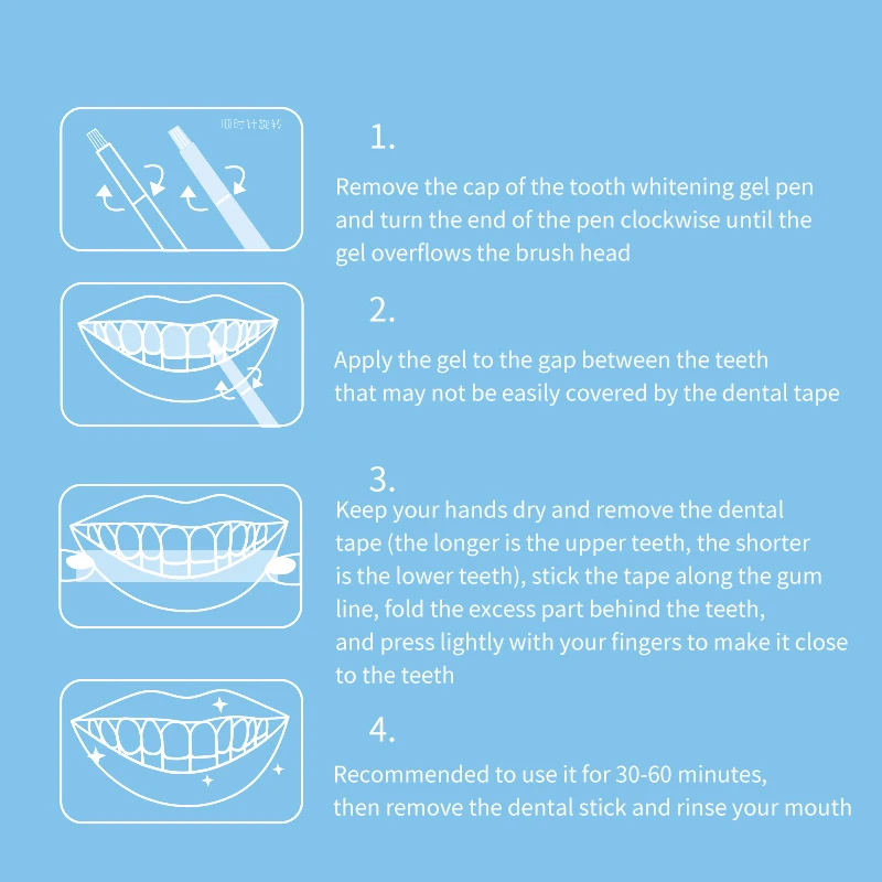 Winner Gel Teeth Whitening White Tooth Kit Gel Dental Oral Hygiene Care Strip Veneers Dentist Stickers Set Tools Whiten Gel Pen
Winner Gel Teeth Whitening White Tooth Kit Gel Dental Oral Hygiene Care Strip Veneers Dentist Stickers Set Tools Whiten Gel Pen