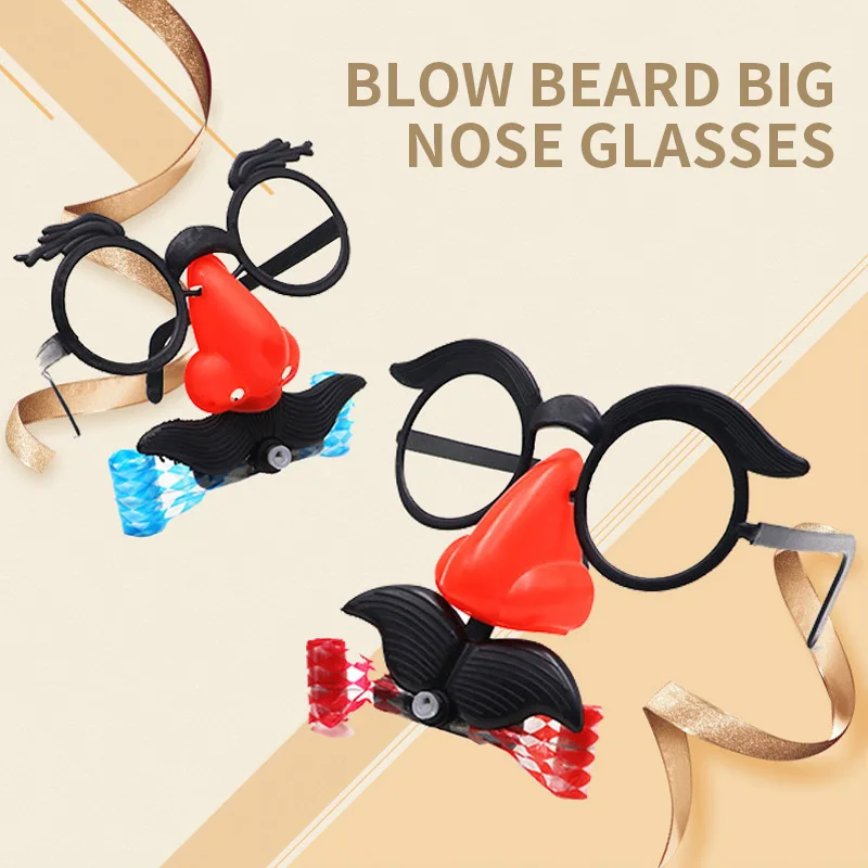 Funny Blowing Beard Oversized Look Glasses Blowing Dragon Big Nose Blowing Dragon Glasses Toys Holidays Dress Up Props Kids Toy
Funny Blowing Beard Oversized Look Glasses Blowing Dragon Big Nose Blowing Dragon Glasses Toys Holidays Dress Up Props Kids Toy