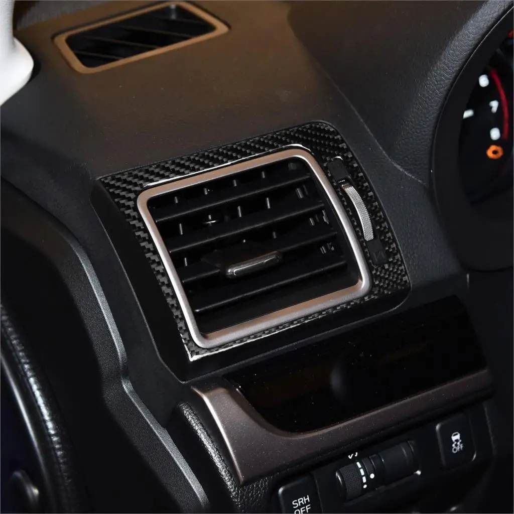 Carbon Fiber Car Center Air Outlet Air Conditioning Vent Frame Cover Trim Car Interior Stickers For Subaru Forester 2016-2018
Carbon Fiber Car Center Air Outlet Air Conditioning Vent Frame Cover Trim Car Interior Stickers For Subaru Forester 2016-2018