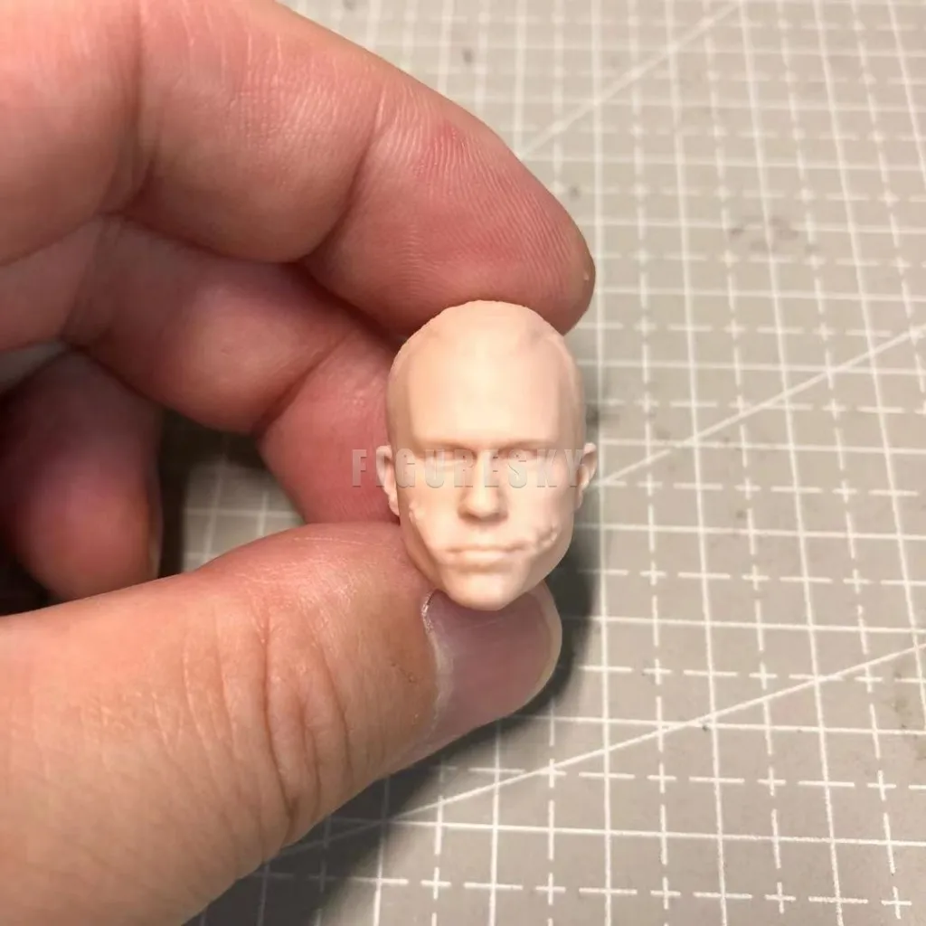 1/12 Scale Heath Ledger Joker Knight Head Sculpt Unpainted fit 6" Figure Mez One:12 K010 
1/12 Scale Heath Ledger Joker Knight Head Sculpt Unpainted fit 6" Figure Mez One:12 K010