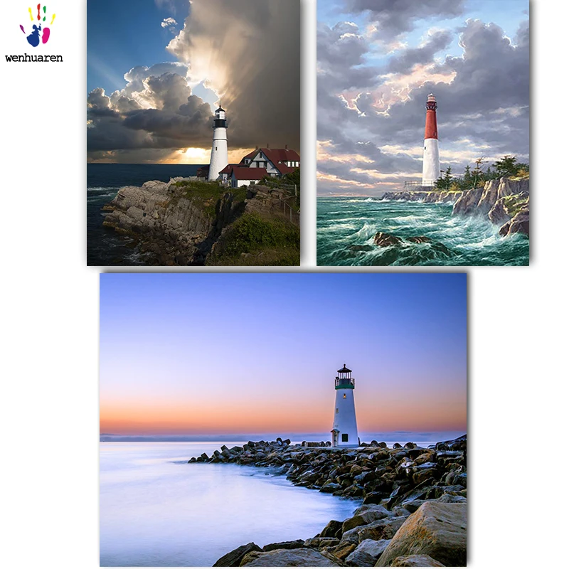 DIY colorings pictures by numbers with colors The side tower of the sea picture drawing painting by numbers framed Home
DIY colorings pictures by numbers with colors The side tower of the sea picture drawing painting by numbers framed Home