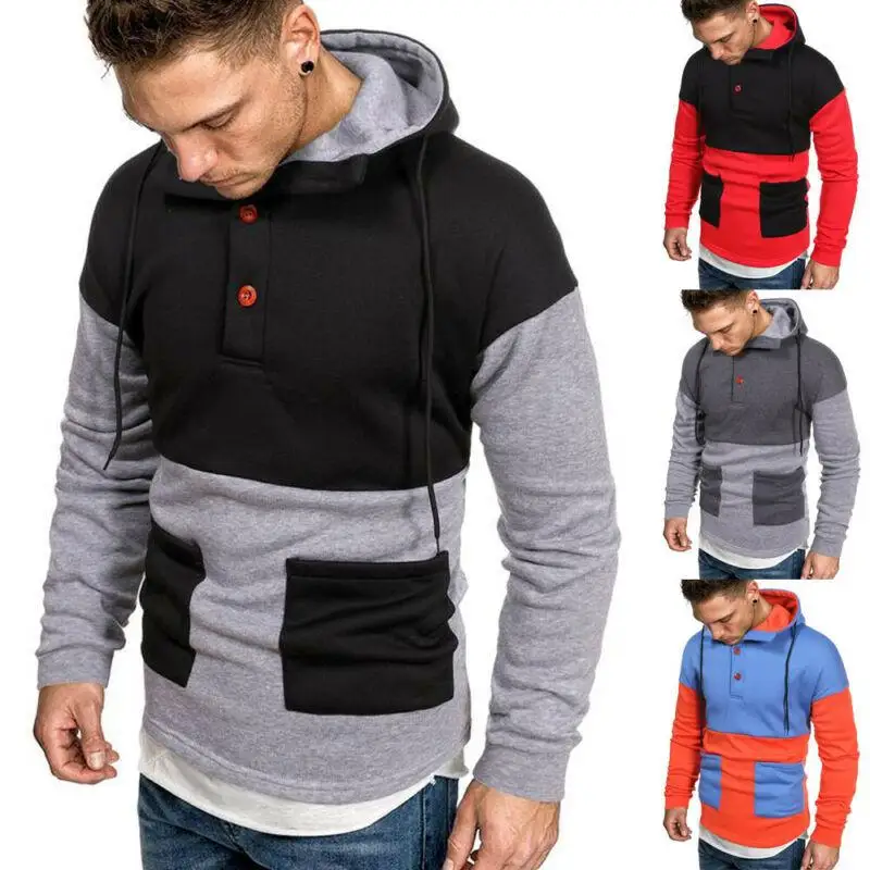 Men Colourblock Hoodie Sweatshirt Casual Hooded Pullover Tops Sports Jogger lounge wear
Men Colourblock Hoodie Sweatshirt Casual Hooded Pullover Tops Sports Jogger lounge wear