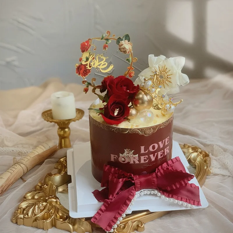 Romantic LOVE Acrylic Cake Topper 8-inch Cake Rim Red Bow Valentine's Day Theme Wedding Cake Topper Decoration Girl Favors
Romantic LOVE Acrylic Cake Topper 8-inch Cake Rim Red Bow Valentine's Day Theme Wedding Cake Topper Decoration Girl Favors