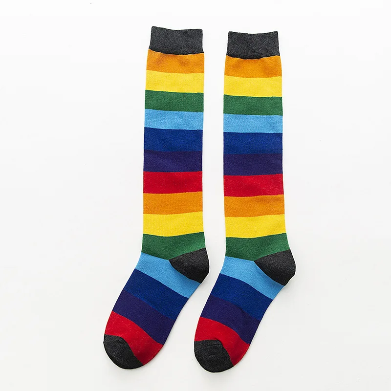 Ins Style Rainbow Striped Candy Color Crew Socks Women Cotton Autumn Thin Japanese Girls Knee High Compression Stockings 1 Pair
Ins Style Rainbow Striped Candy Color Crew Socks Women Cotton Autumn Thin Japanese Girls Knee High Compression Stockings 1 Pair