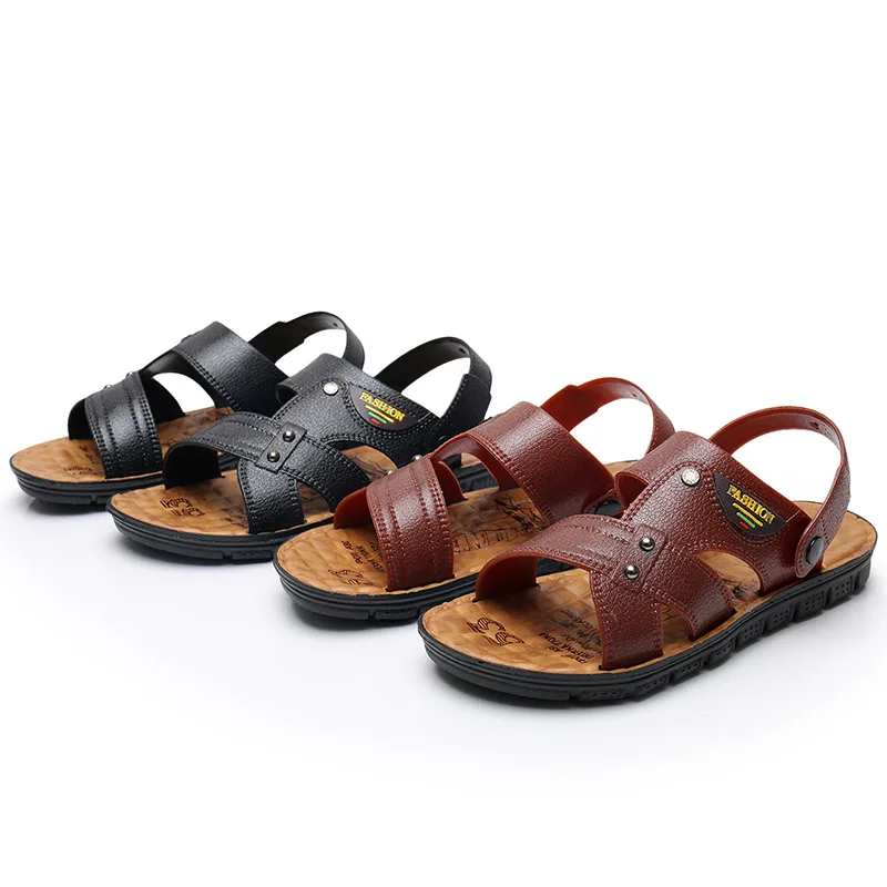 New Summer Sandals Men Leather High Quality Beach Outdoor Sandals Comfortable Soft Footwear Rubber Shoes 2020 Big Size 39-44
New Summer Sandals Men Leather High Quality Beach Outdoor Sandals Comfortable Soft Footwear Rubber Shoes 2020 Big Size 39-44