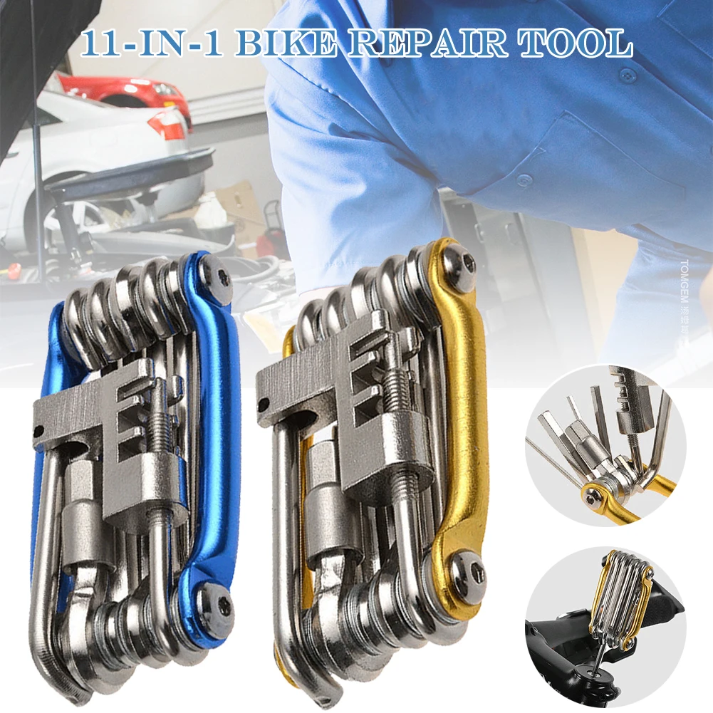 11-in-1 Bicycle Bike Tools Repairing Set Portable Light Bike Repair Tool Kit Screwdriver Chain steel bicycle Multifunction Tool
11-in-1 Bicycle Bike Tools Repairing Set Portable Light Bike Repair Tool Kit Screwdriver Chain steel bicycle Multifunction Tool