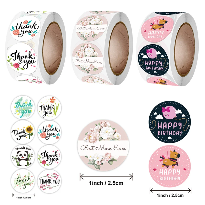 500Pcs/Roll Floral Print Thank You Seal Sticker Gift Envelope Decoration Sticker Commodity Packaging Self-adhesive Sticker Tape 
500Pcs/Roll Floral Print Thank You Seal Sticker Gift Envelope Decoration Sticker Commodity Packaging Self-adhesive Sticker Tape