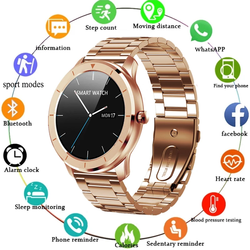 Smart Watch Men Fitness Tracker Women Wearable Devices IP68 Smartwatch Heart Rate Wristwatch Men Smart Watch For Xiaomi IOS
Smart Watch Men Fitness Tracker Women Wearable Devices IP68 Smartwatch Heart Rate Wristwatch Men Smart Watch For Xiaomi IOS