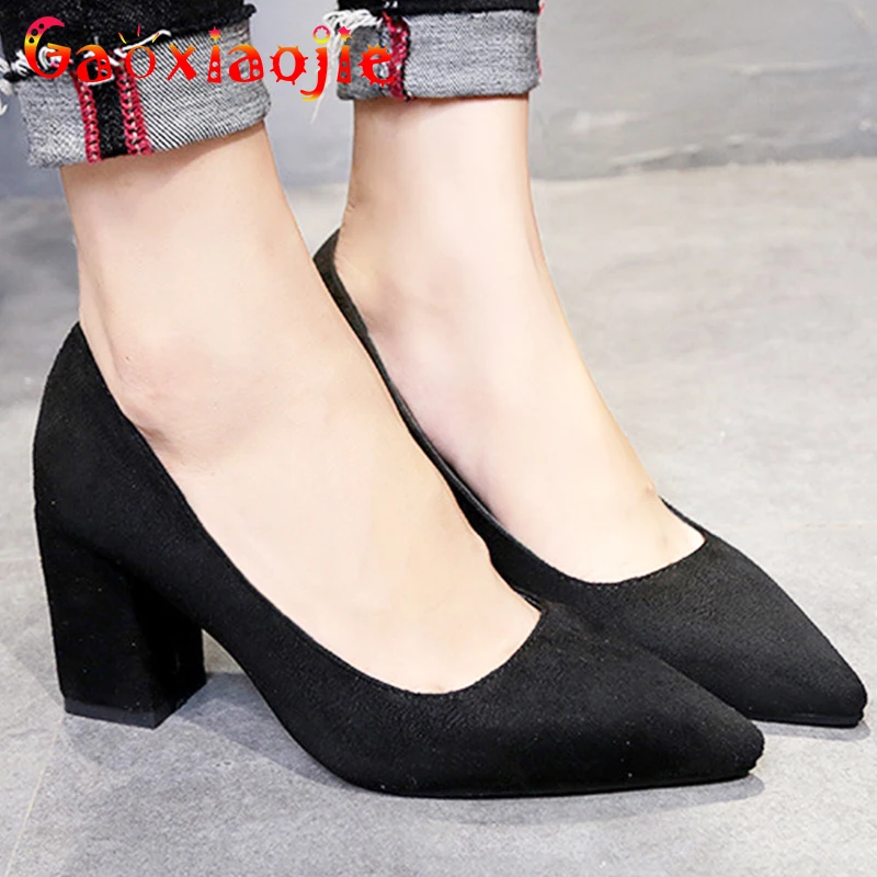 Autumn Multicolor Suede Office Lady Fashion Pointed Toe Shallow Women Shoes Chunky High Heels Sexy Party Dress Comfortable Pumps
Autumn Multicolor Suede Office Lady Fashion Pointed Toe Shallow Women Shoes Chunky High Heels Sexy Party Dress Comfortable Pumps