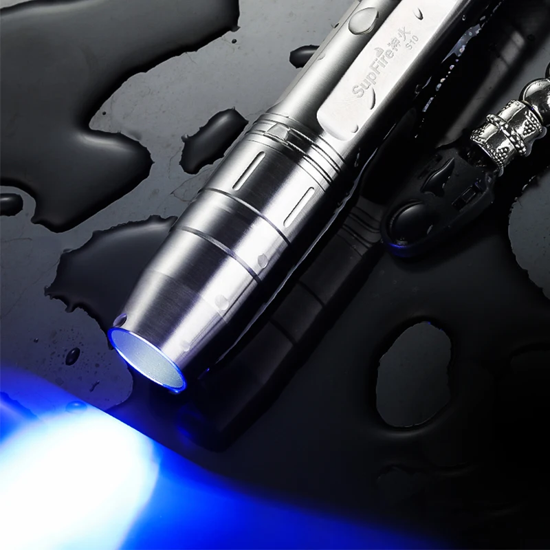 Supfire S10 Expert Jade flashlight Yellow+UV+White Light For Jewellery Emerald Amber Pet Urine Stains Detector Portable Torch
Supfire S10 Expert Jade flashlight Yellow+UV+White Light For Jewellery Emerald Amber Pet Urine Stains Detector Portable Torch