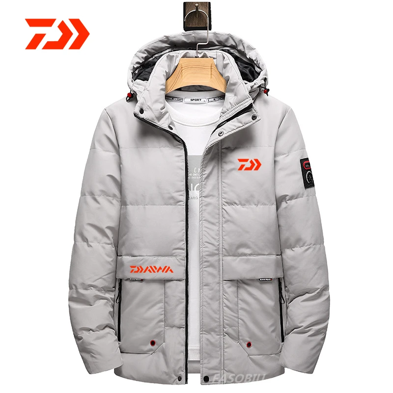 Daiwa Men Plus Velvet Warm Thick Windproof Jacket 2021 New Winter Outdoor for Sports Hiking Clothing Plus Size Fishing Clothes
Daiwa Men Plus Velvet Warm Thick Windproof Jacket 2021 New Winter Outdoor for Sports Hiking Clothing Plus Size Fishing Clothes