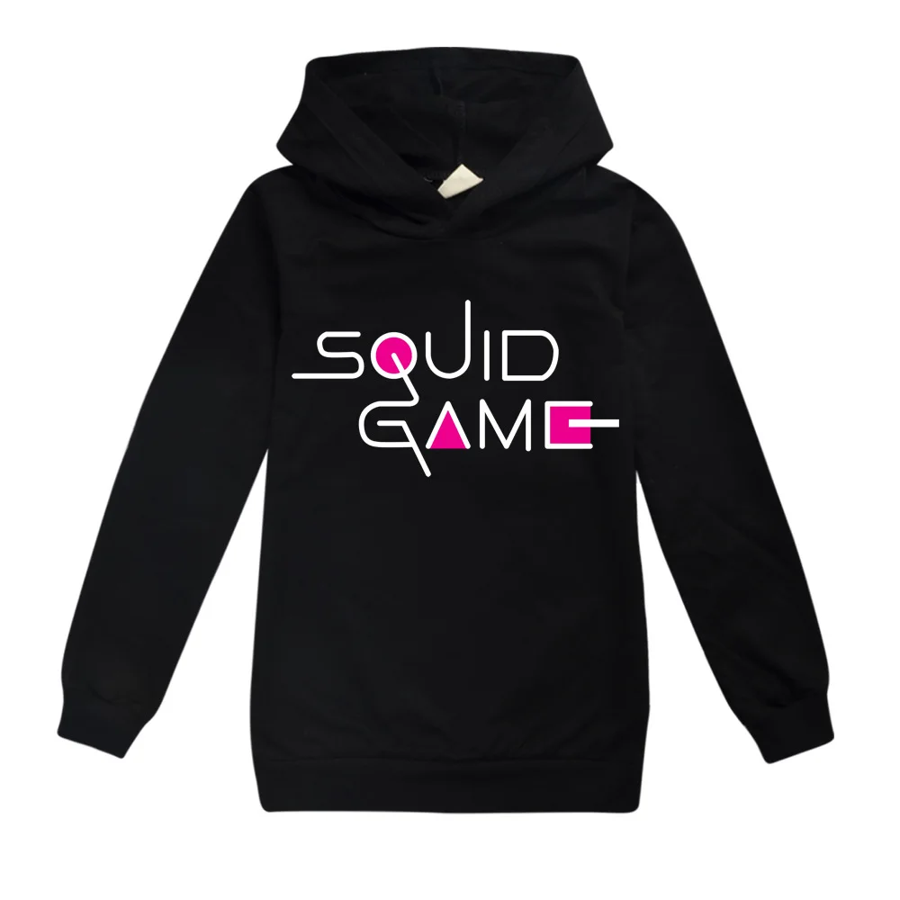 2021 Girl Sweatshirt Autumn Boys Hoodies squid game cotton Long Sleeve Hoodie T-shirt Top Teens Kids Clothes Children's Clothing
2021 Girl Sweatshirt Autumn Boys Hoodies squid game cotton Long Sleeve Hoodie T-shirt Top Teens Kids Clothes Children's Clothing