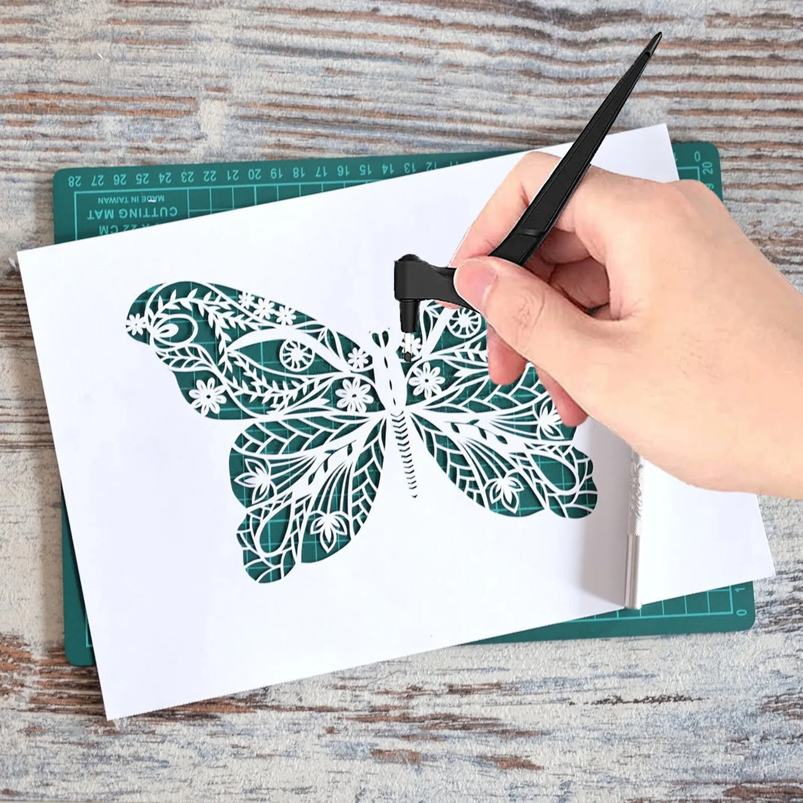 Craft Cutting Tools Art Cutting For Craft Hobby Scrapbooking Stencil Diy Cutting Carving Crafting Rotary Cutter With Board
Craft Cutting Tools Art Cutting For Craft Hobby Scrapbooking Stencil Diy Cutting Carving Crafting Rotary Cutter With Board