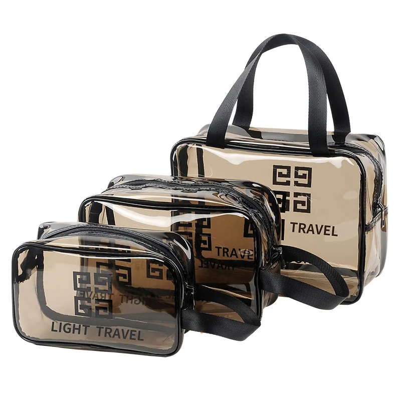 Large-capacity transparent pvc cosmetic bag travel portable toiletry bag waterproof cosmetic storage bag
Large-capacity transparent pvc cosmetic bag travel portable toiletry bag waterproof cosmetic storage bag