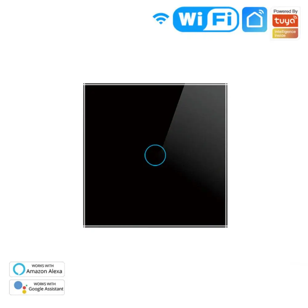 Smart Switch EU Standard Touch Switches 1/2/3 /4Gang Tuya Control Works With Google Home Voice Control WiFi Smart Home
Smart Switch EU Standard Touch Switches 1/2/3 /4Gang Tuya Control Works With Google Home Voice Control WiFi Smart Home
