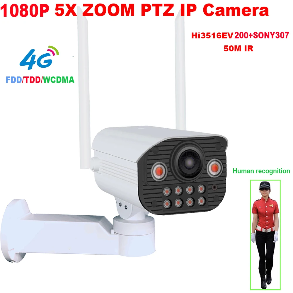 Беспроводная IP камера SONY IMX 1080 4G 307 P 2 Мп 5 МП 4 кратный зум|Камеры видеонаблюдения| |