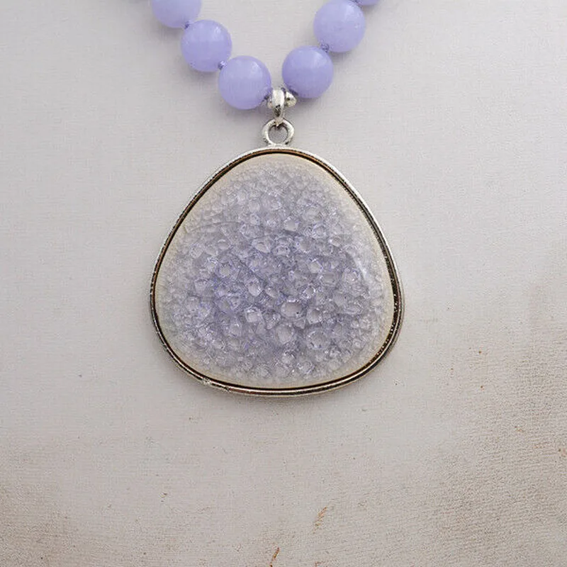 Новая природа 8 мм Лавандовый Нефрит + кулон ожерелье из бус из драгоценного камня 18"
Новая природа 8 мм Лавандовый Нефрит + кулон ожерелье из бус из драгоценного камня 18"