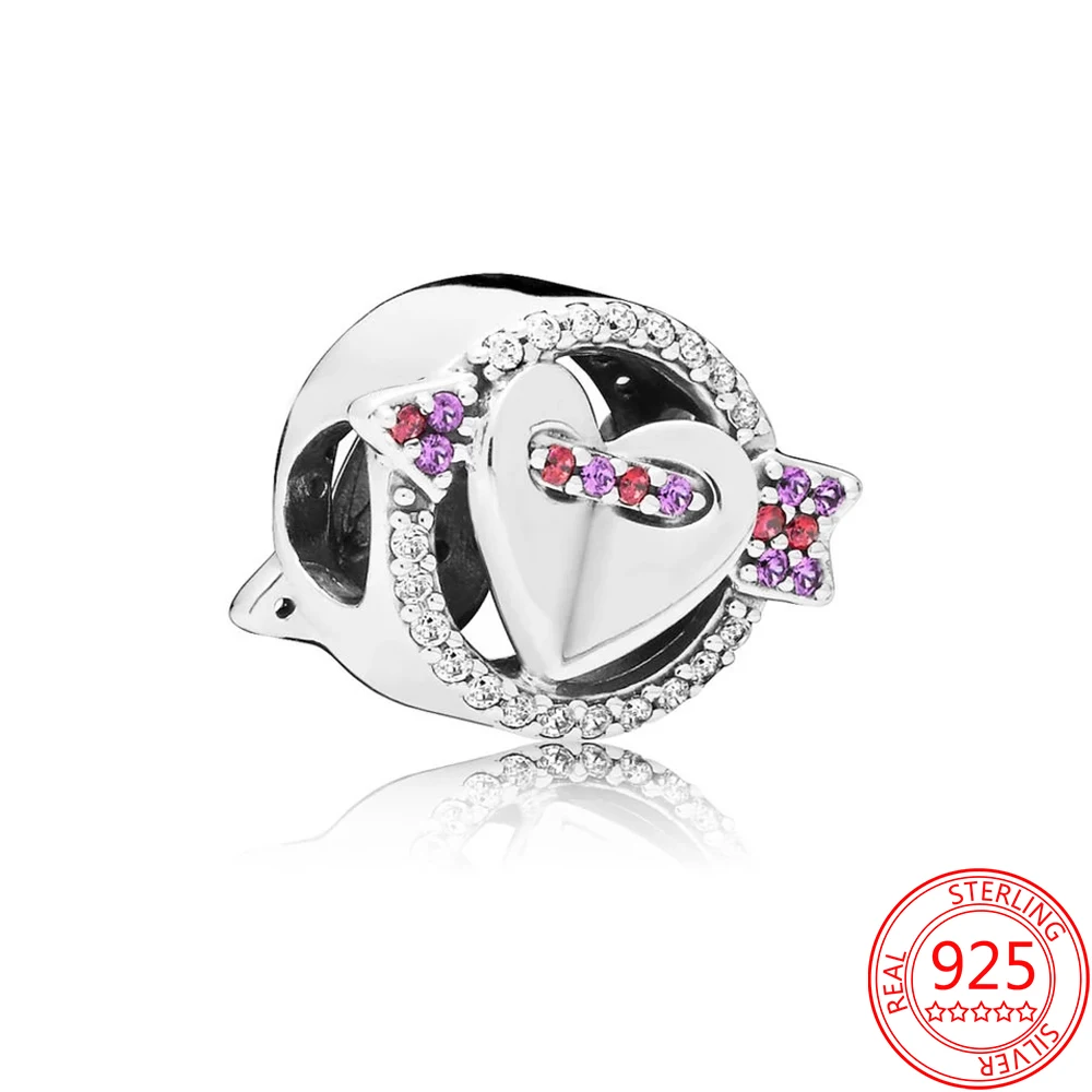 100% 925 Sterling Silver Pendant Falling In Love Shiny Crystal Arrow Beaded Fit 3mm Pandora Bracelet Fashion DIY Jewelry
100% 925 Sterling Silver Pendant Falling In Love Shiny Crystal Arrow Beaded Fit 3mm Pandora Bracelet Fashion DIY Jewelry