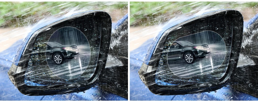 Автомобильная зеркальная защитная пленка заднего вида для Skoda Octavia 2 A7 A5 A4 Vrs Fabia 1