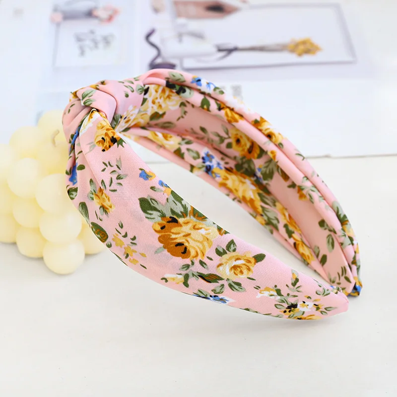 Fashion Products Hairband Printing Fabric Headdress Hairpin Women's Headband Binding F453
Fashion Products Hairband Printing Fabric Headdress Hairpin Women's Headband Binding F453
