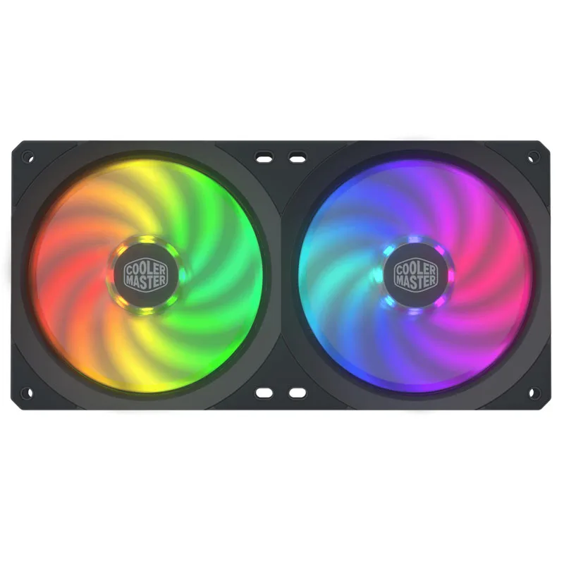 Cooler Master SF240R ARGB All-in-one chassis cooling water cooling fan, dual 120mm fans, support chassis water-cooled cold row
Cooler Master SF240R ARGB All-in-one chassis cooling water cooling fan, dual 120mm fans, support chassis water-cooled cold row