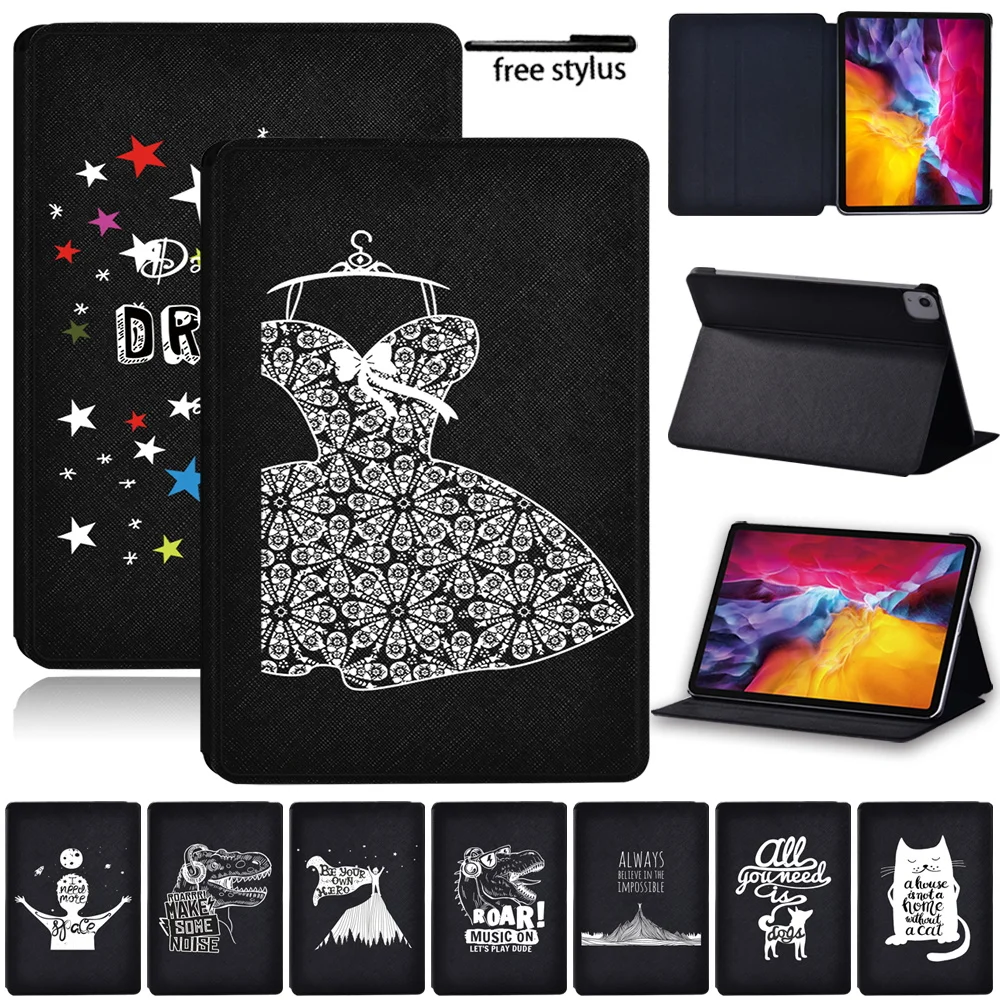 For Apple IPad Air 4 2020 10.9 Inch Leather Stand Tablet Case White Picture Anti-fall Flip Tablet Cover Case + Free Stylus
For Apple IPad Air 4 2020 10.9 Inch Leather Stand Tablet Case White Picture Anti-fall Flip Tablet Cover Case + Free Stylus