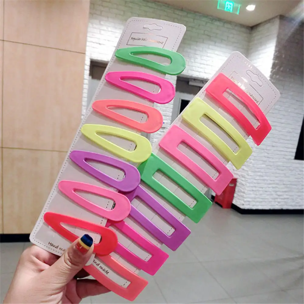 1/6/10 PCS New Lovely Cartoon Heart Type Metal Candy Color Girls Hairpins Hair Clip Headwear Children Accessories Baby BB Clips
1/6/10 PCS New Lovely Cartoon Heart Type Metal Candy Color Girls Hairpins Hair Clip Headwear Children Accessories Baby BB Clips