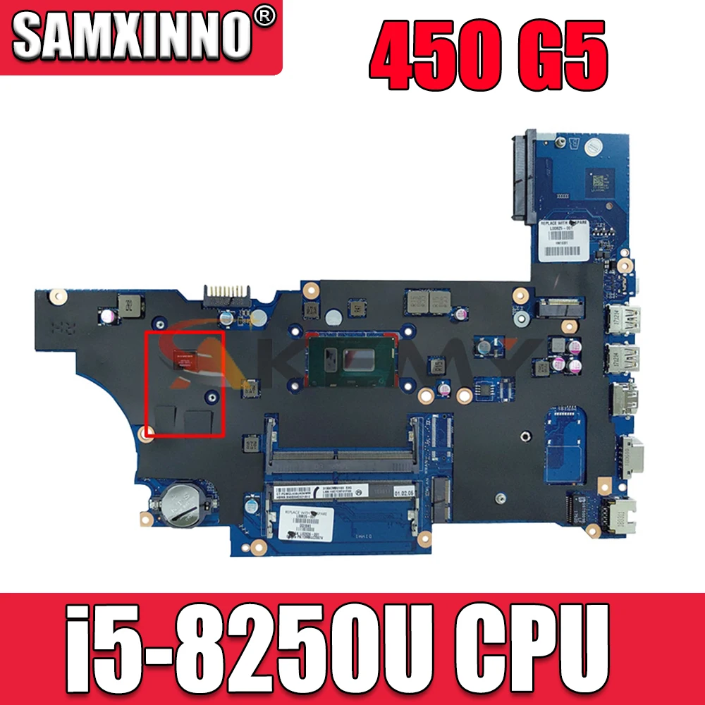 AKemy для HP для Probook 450 G5 материнская плата для ноутбука DA0X8CMB6E0 L00828-601 L00828-001 материнская плата i5-8250U процессор 100% ТЕСТ ОК!
AKemy для HP для Probook 450 G5 материнская плата для ноутбука DA0X8CMB6E0 L00828-601 L00828-001 материнская плата i5-8250U процессор 100% ТЕСТ ОК!