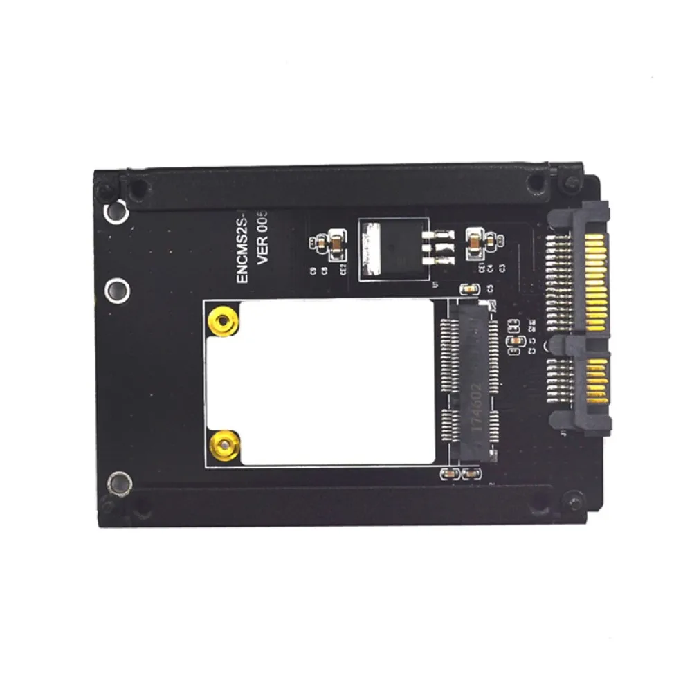 MSATA to SATA Adapter Card mSATA SSD to 2.5 Inches SATA Drive Convertor Adapter Card For Windows2000/XP/7/8/10
MSATA to SATA Adapter Card mSATA SSD to 2.5 Inches SATA Drive Convertor Adapter Card For Windows2000/XP/7/8/10