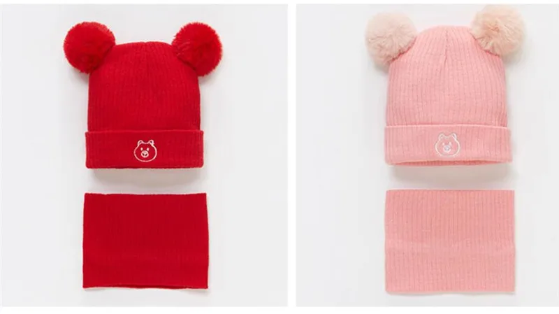 Child Winter Warm Beanies Hat Scarf Set Kid Kint Pom Pom Hat With Ring Scarves 2020 New Girl Boy Baby Solid Cap 6-24 M Gray Pink
Child Winter Warm Beanies Hat Scarf Set Kid Kint Pom Pom Hat With Ring Scarves 2020 New Girl Boy Baby Solid Cap 6-24 M Gray Pink