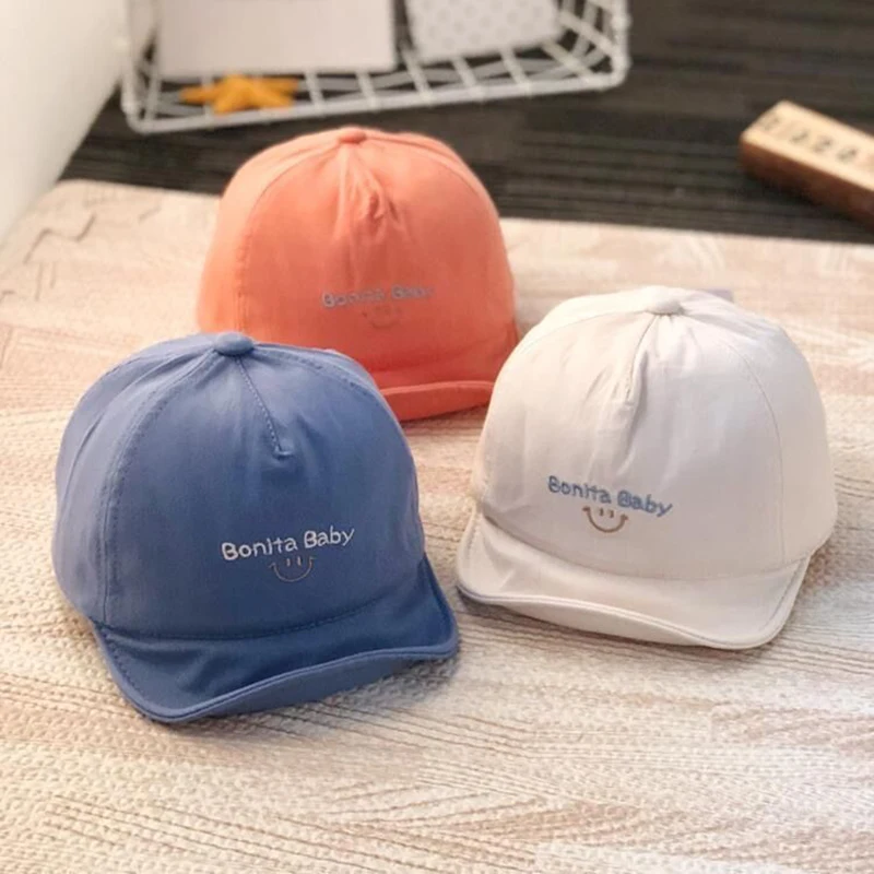 Newborn Hat 100% Cotton Soft Brim Baby Caps 0-2Years Korean Version Smiling Face Sun Visors Boys Girl Outdoor Snapback Hats
Newborn Hat 100% Cotton Soft Brim Baby Caps 0-2Years Korean Version Smiling Face Sun Visors Boys Girl Outdoor Snapback Hats