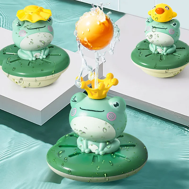 Swimming Pool Beach Toys Electric Spray Floating Rotation Frog Sprinkler Baby Bath Tub Water Shower Play Bath Toys For Kids
Swimming Pool Beach Toys Electric Spray Floating Rotation Frog Sprinkler Baby Bath Tub Water Shower Play Bath Toys For Kids