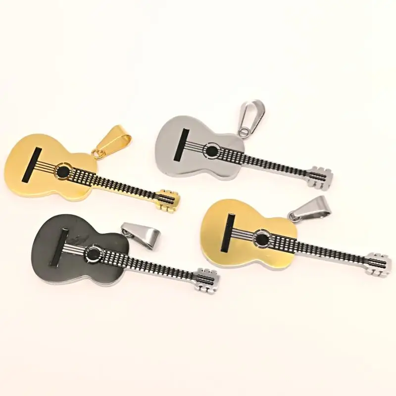 Fashion Jewelry Accessories 316L Stainless Steel High Level Technology Guitar Necklace Men Female Models Couple Gifts
Fashion Jewelry Accessories 316L Stainless Steel High Level Technology Guitar Necklace Men Female Models Couple Gifts