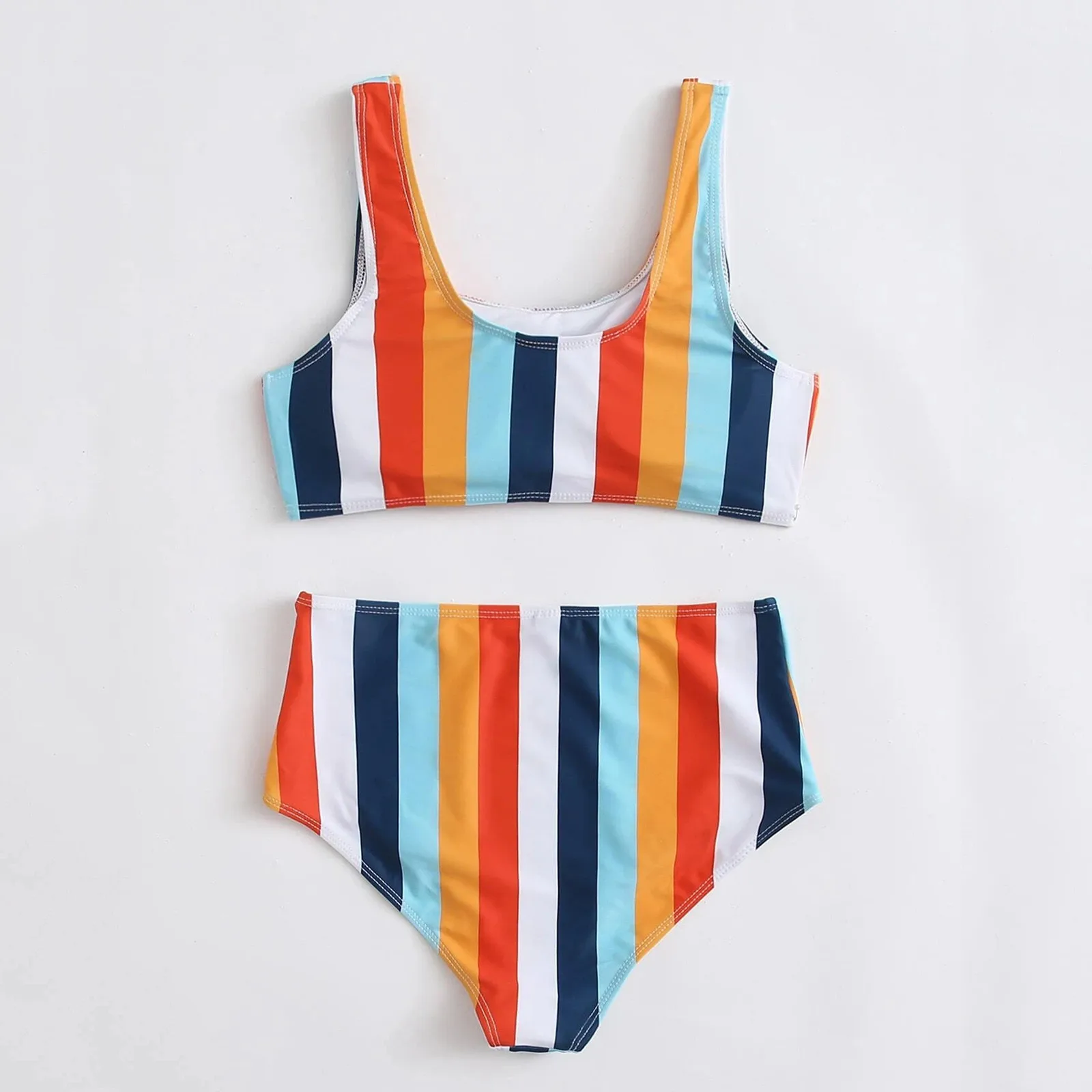 Women's Swimming Suit 2021 Women Striped Push Up High Cut Hight Waist Halter Bikini Set Two Piece Swimsuit bathing suit women
Women's Swimming Suit 2021 Women Striped Push Up High Cut Hight Waist Halter Bikini Set Two Piece Swimsuit bathing suit women