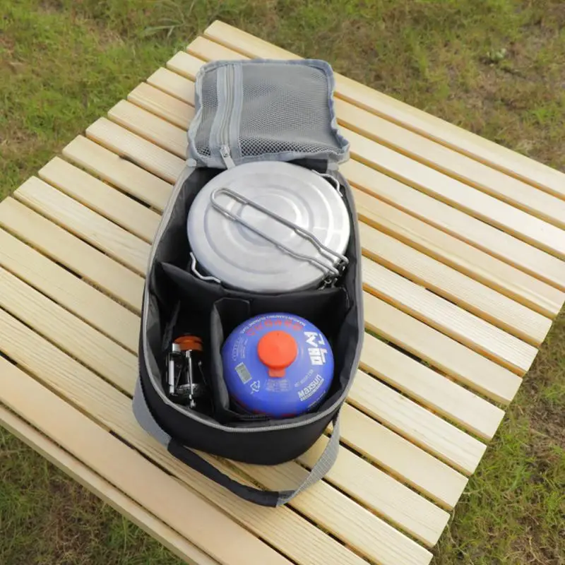Set Of Pot Storage Bag Picnic Basket Outdoor Camping Gas Stove, Gas Canister, Pot Carry Bag Storage Sack Stove Tank Shock Bag
Set Of Pot Storage Bag Picnic Basket Outdoor Camping Gas Stove, Gas Canister, Pot Carry Bag Storage Sack Stove Tank Shock Bag