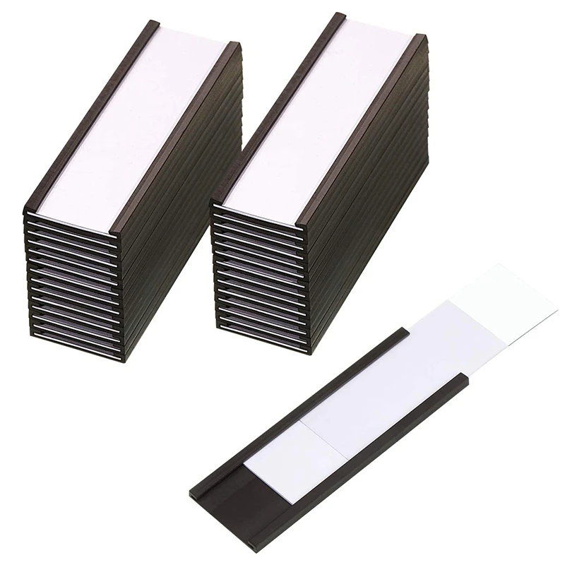 30Pcs Magnetic Label Holders with Magnetic Data Card Holders with Clear Plastic Protectors for Metal Shelf (1 x 3 Inch)
30Pcs Magnetic Label Holders with Magnetic Data Card Holders with Clear Plastic Protectors for Metal Shelf (1 x 3 Inch)