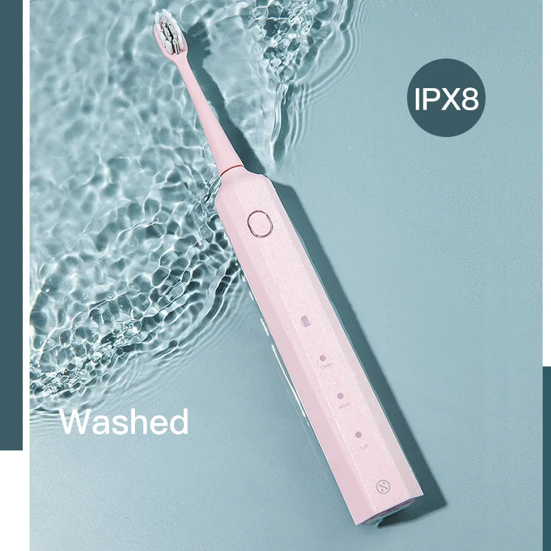 Rechargeable Adult Student Travel Male and Female Couple Set IPX8 Waterproof Grade 3 Soft Sonic Electric Toothbrush
Rechargeable Adult Student Travel Male and Female Couple Set IPX8 Waterproof Grade 3 Soft Sonic Electric Toothbrush