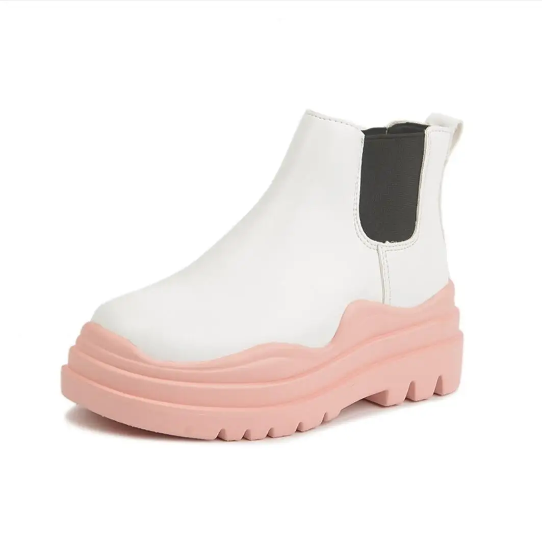Personality Dumpy Platform Martin Boots Women Autumn 2021 New Thick-soled Motorcycle Boots Women British Style Short Boots
Personality Dumpy Platform Martin Boots Women Autumn 2021 New Thick-soled Motorcycle Boots Women British Style Short Boots