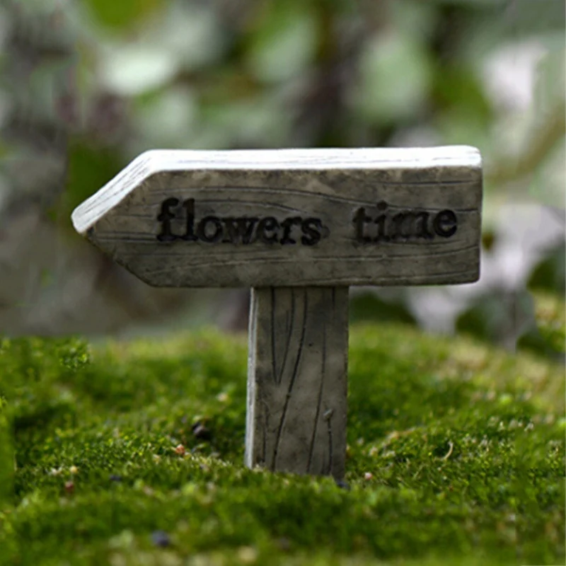 Resin Crafts Sign Board Signboard Miniatures Fairy Garden Gnome Moss Terrarium Decor Bonsai Figurines Micro Landscape
Resin Crafts Sign Board Signboard Miniatures Fairy Garden Gnome Moss Terrarium Decor Bonsai Figurines Micro Landscape