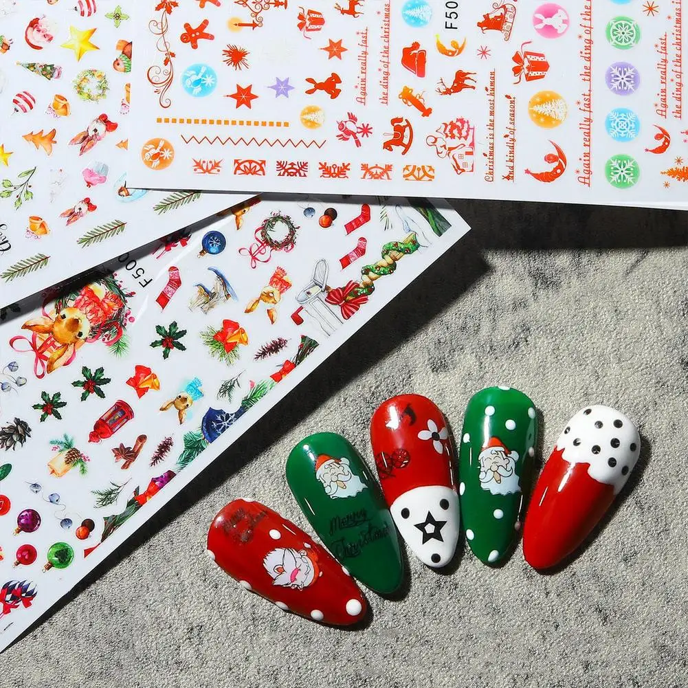 10 pcs Autumn Winter Nail Sticker Snow Flower New Year Christmas Halloween 3D Decals Nail Art Design Decor Accessories
10 pcs Autumn Winter Nail Sticker Snow Flower New Year Christmas Halloween 3D Decals Nail Art Design Decor Accessories