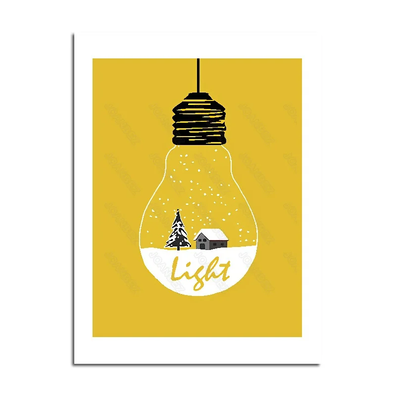 Nordic Color Painted Bulb with Candle Pattern Canvas Material On White Background English Poster Living Room Wall Wallpaper
Nordic Color Painted Bulb with Candle Pattern Canvas Material On White Background English Poster Living Room Wall Wallpaper