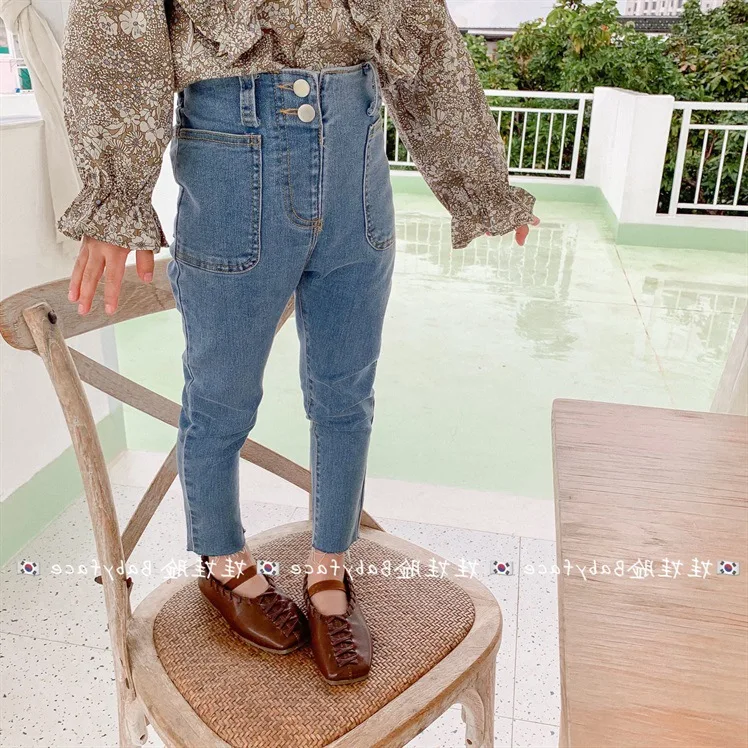 Stretch High Waist Jeans Girls 2021 New Skinny Slim Fashion Washed Denim Pencil Pants Toddler Baby Tight Pencil Trousers
Stretch High Waist Jeans Girls 2021 New Skinny Slim Fashion Washed Denim Pencil Pants Toddler Baby Tight Pencil Trousers