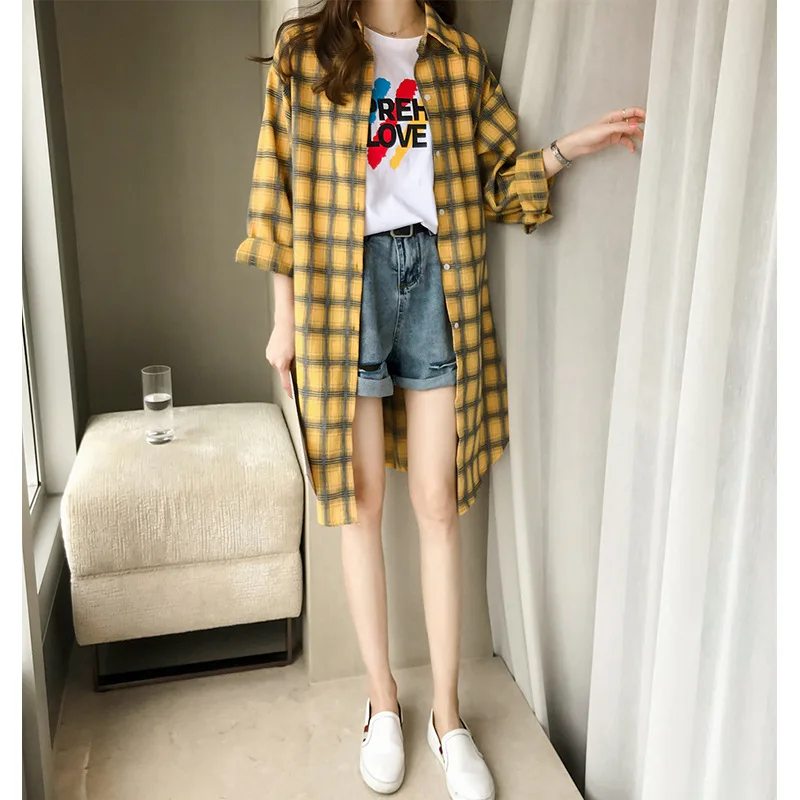 Тюмнь в клетку с длинными рукавами Blusas Mujer De Moda 2020 с однобортными зимними блузка размера плюс одежда для женщин женская рубашка в клетку
Тюмнь в клетку с длинными рукавами Blusas Mujer De Moda 2020 с однобортными зимними блузка размера плюс одежда для женщин женская рубашка в клетку